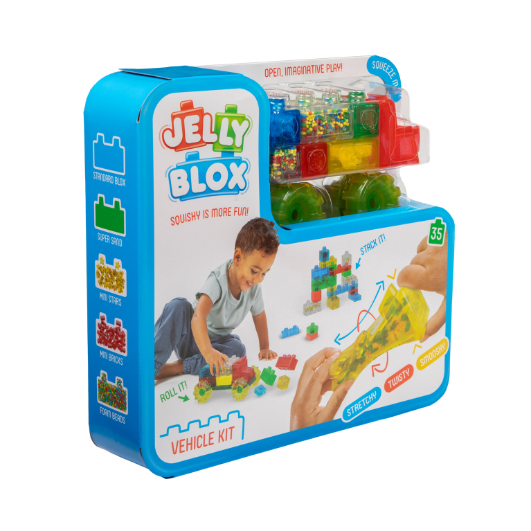 Stavebnica Jelly blox - Autíčko                    