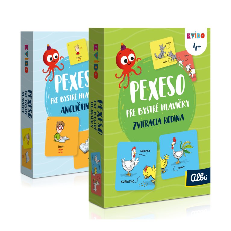 Pexeso pre bystré hlavičky - 2. vydanie                    