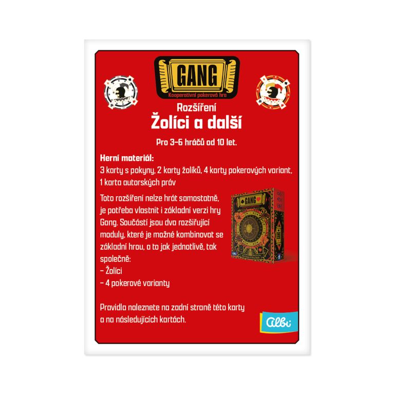 Gang - rozšíření Žolíci                    