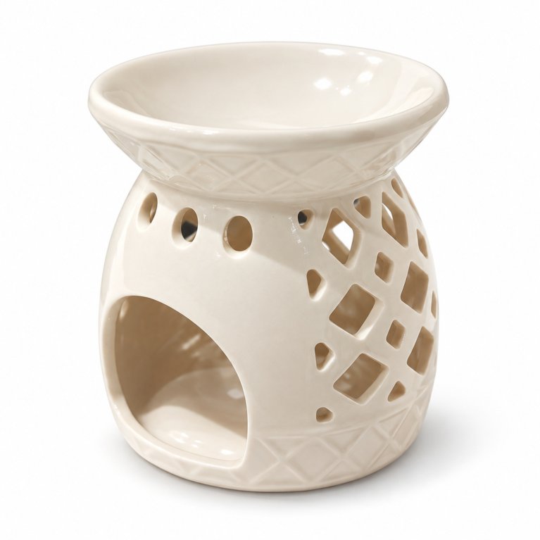                             Porcelánová aromalampa – Geometrická sieť                        