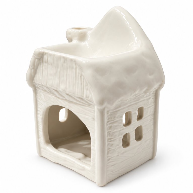                             Porcelánová aromalampa – Mini domček                        