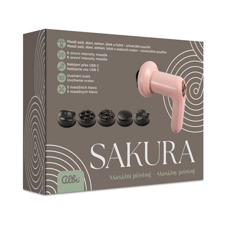                             Luxusná masážna pištoľ Sakura                        