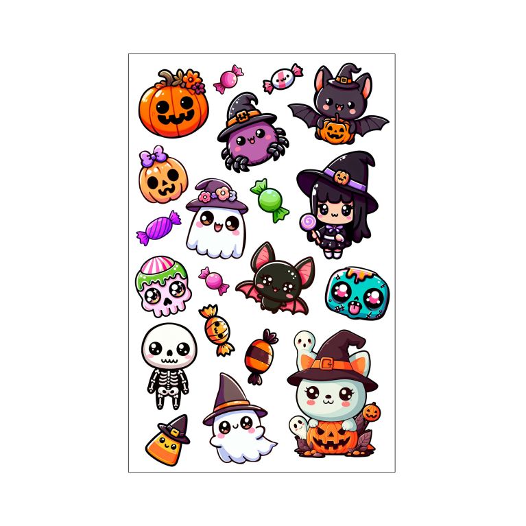 Tetovanie Halloween príšerky 20 ks                    