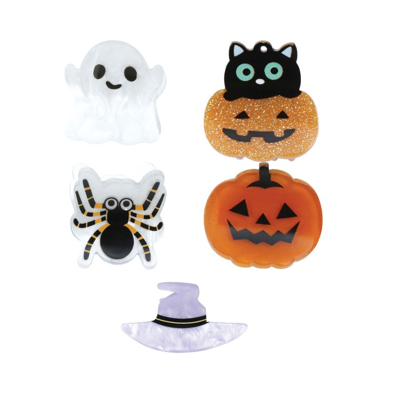                             Štipce do vlasov Halloween 5 ks                        