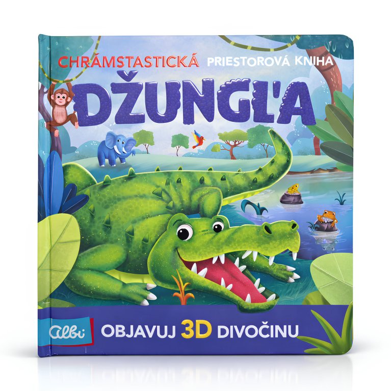 Priestorová 3D kniha - Džungľa                    