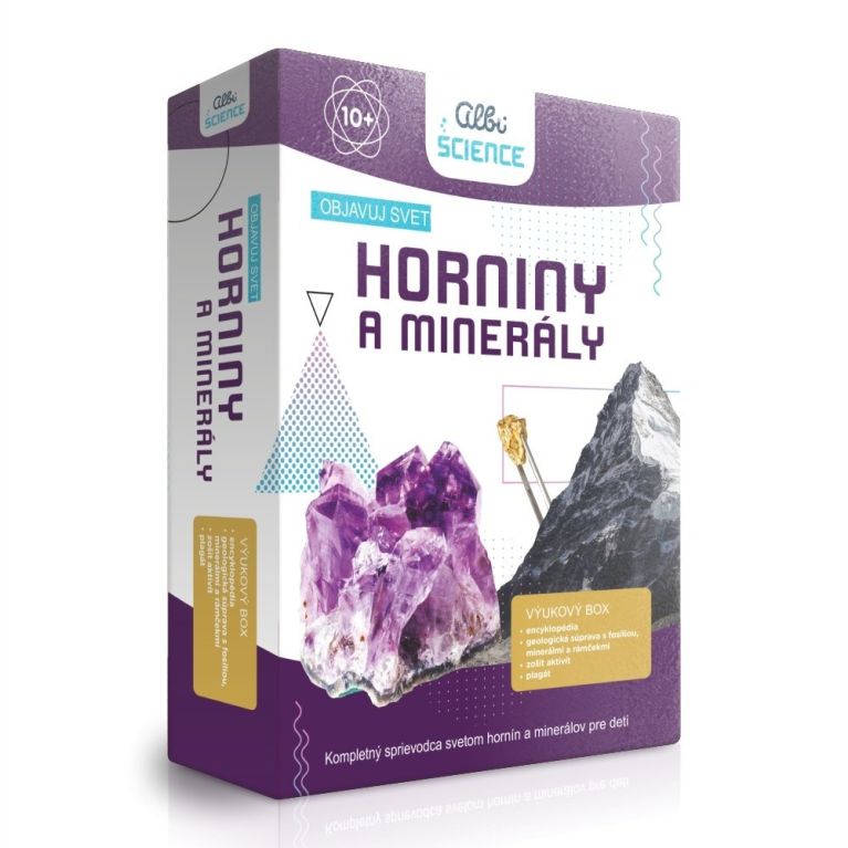 Objavuj svet! Horniny a minerály - poškodená krabica                    