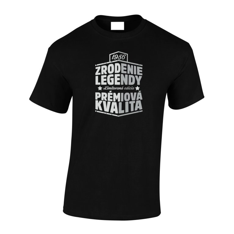Pánske vtipné tričko - Zrodenie legendy 1986                    