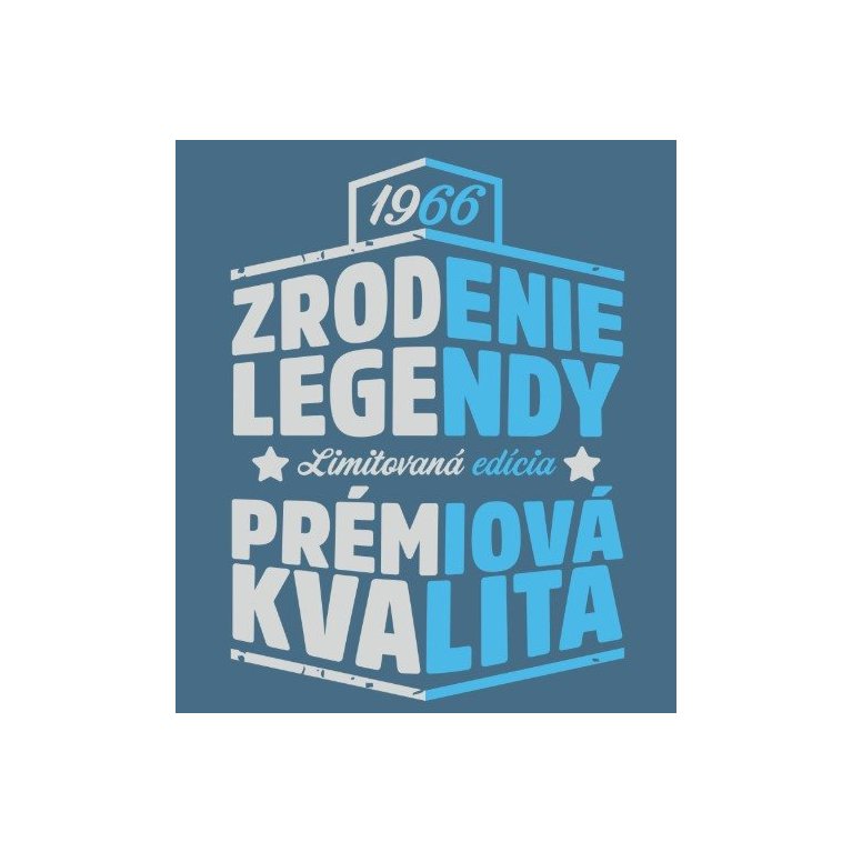 Pánske vtipné tričko - Zrodenie legendy 1966                    