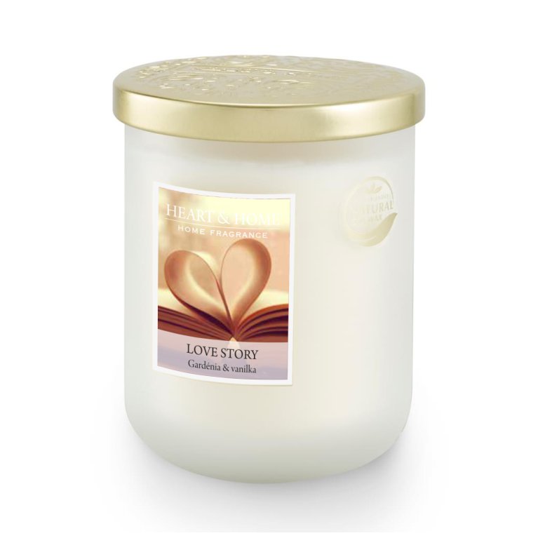 Luxusné veľké vonné sviečky Heart &amp; Home 320g                    