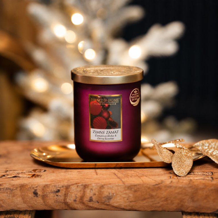                             Luxusné veľké vonné sviečky Heart &amp; Home 320g                        