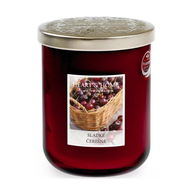 Luxusné veľké vonné sviečky Heart &amp; Home 320g                    