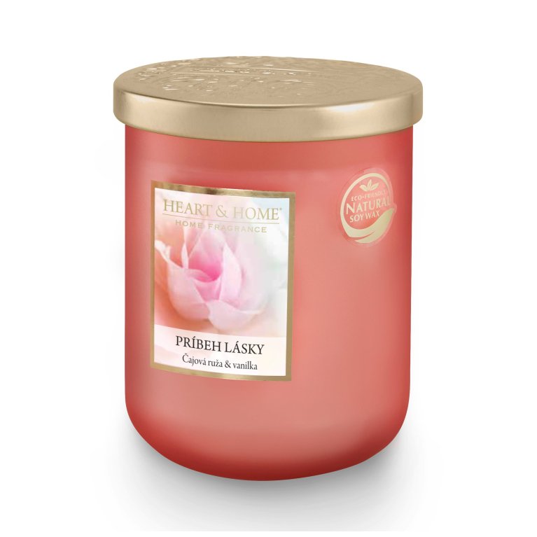 Luxusné veľké vonné sviečky Heart &amp; Home 320g                    