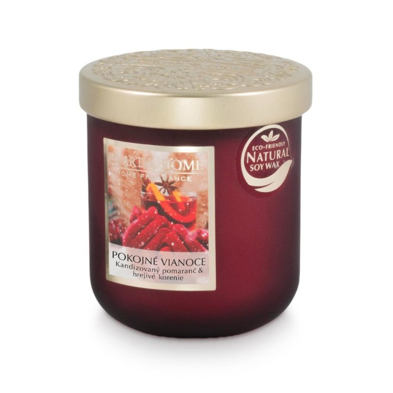 Luxusné stredné vonné sviečky Heart &amp; Home 110g                    