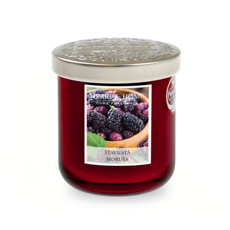 Luxusné stredné vonné sviečky Heart &amp; Home 110g                    