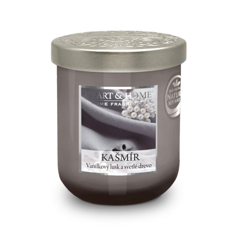 Luxusné stredné vonné sviečky Heart &amp; Home 110g                    