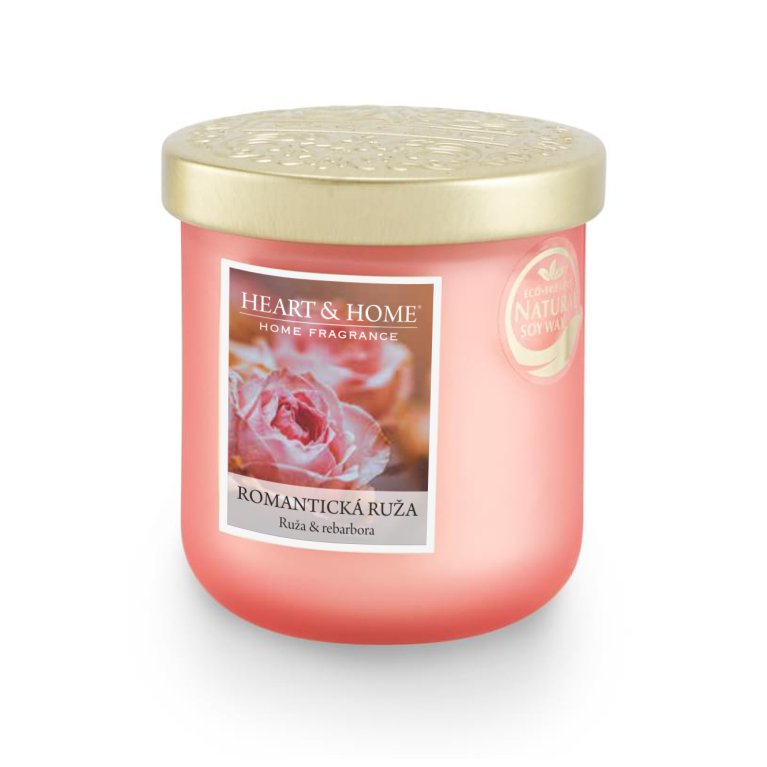 Luxusné stredné vonné sviečky Heart &amp; Home 110g                    