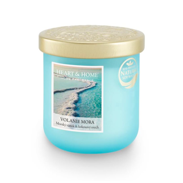 Luxusné stredné vonné sviečky Heart &amp; Home 110g                    