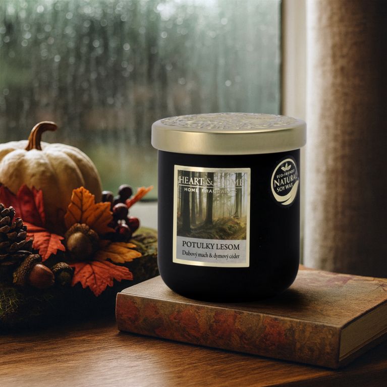                             Luxusné stredné vonné sviečky Heart &amp; Home 110g                        