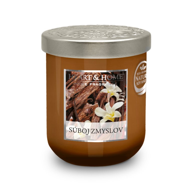 Luxusné stredné vonné sviečky Heart &amp; Home 110g                    