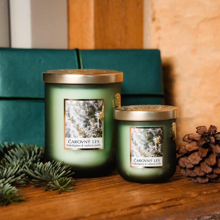                             Luxusné stredné vonné sviečky Heart &amp; Home 110g                        