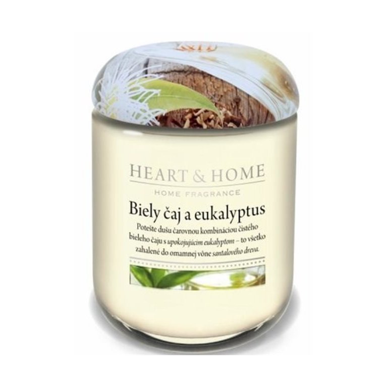 Luxusné stredné vonné sviečky Heart &amp; Home 110g                    