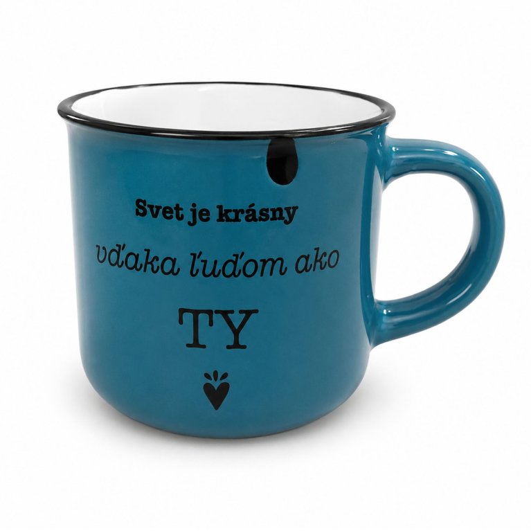 Keramické retro hrnčeky s venovaním                    