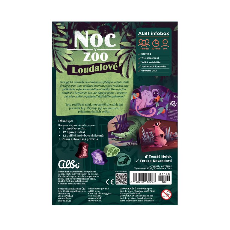                             Noc v zoo - Loudalové                        