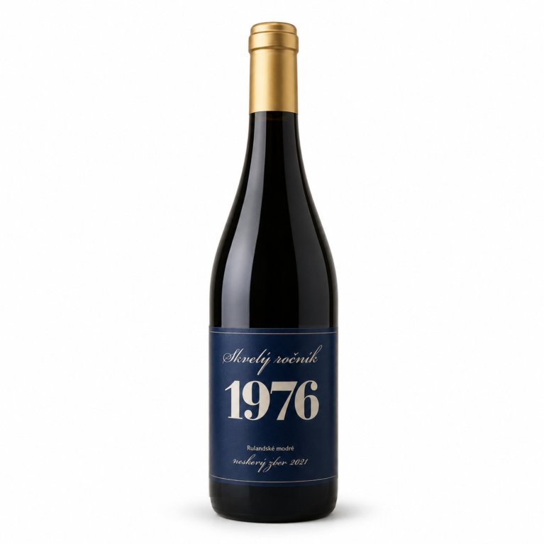 Darčekové červené víno s venovaním 0,75l                    
