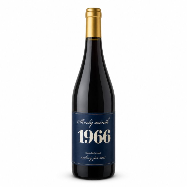Darčekové červené víno s venovaním 0,75l                    
