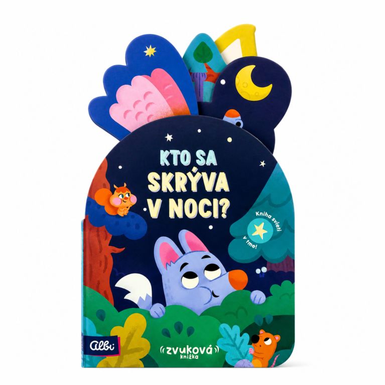 Detská zvuková pop-up kniha – Kto sa skrýva v noci?                    