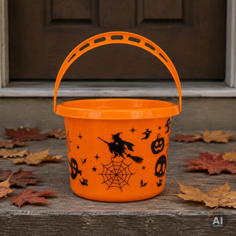 Halloweenske vedierko na sladkosti                    