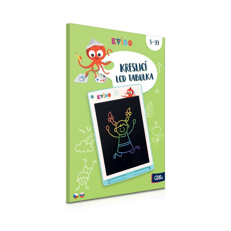 Kvído – Zelená kresliaca LCD tabuľka                    