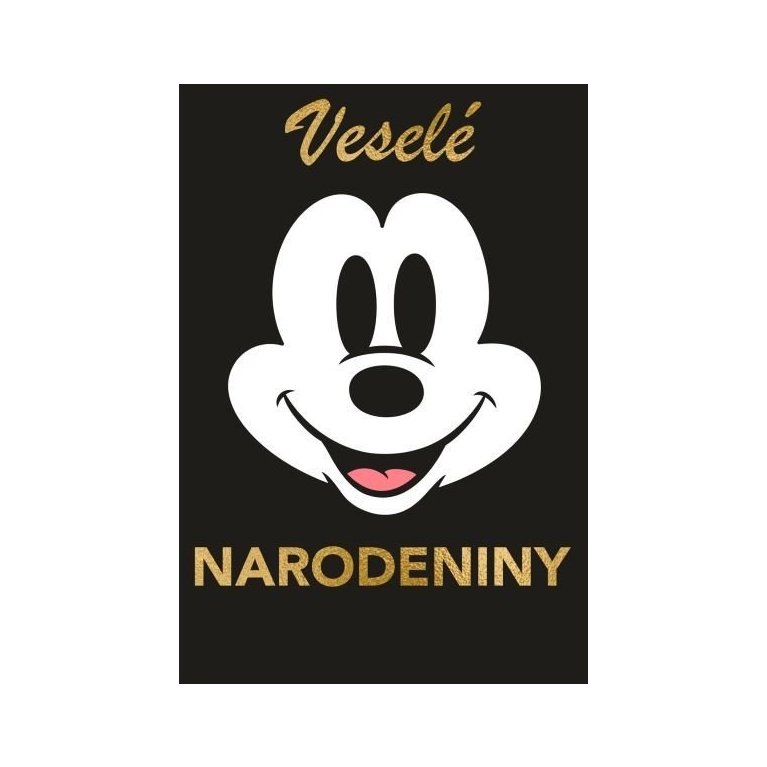 Narodeninové prianie - Mickey Mouse                    