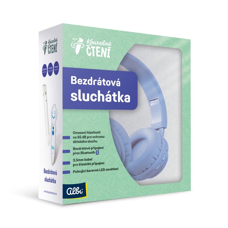 Modré slúchadlá k Albi ceruzke                    