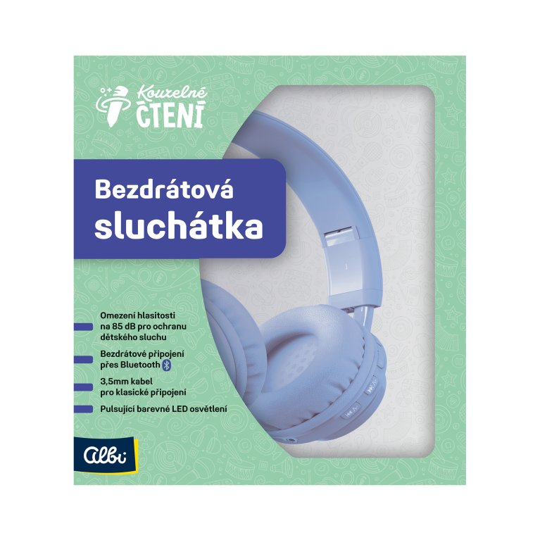                             Modré slúchadlá k Albi ceruzke                        