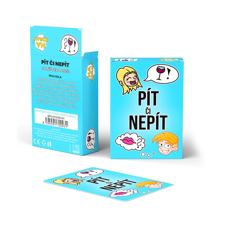                             Pít či Nepít - Kartová párty hra                        
