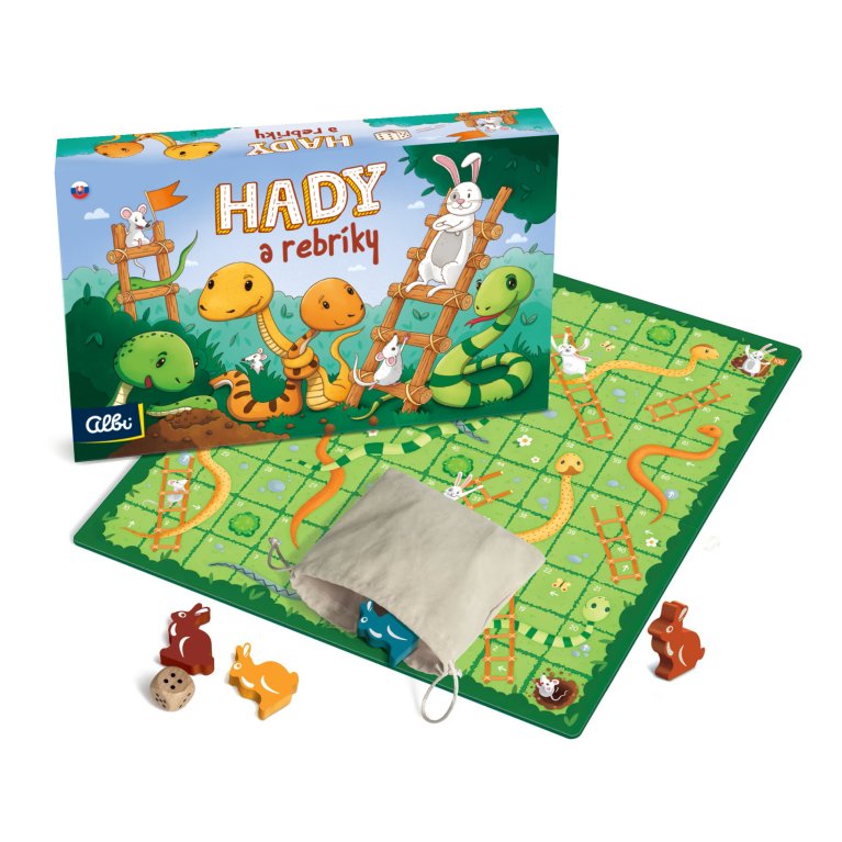                             Hady a rebríky pre deti - Zvieratká                        