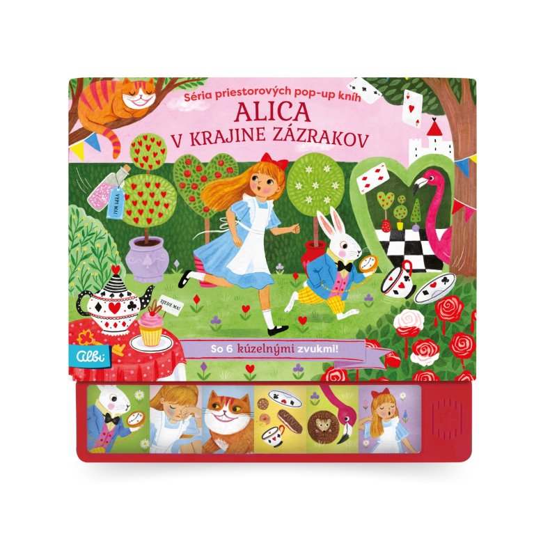 Alica v krajine zázrakov - zvuková POP-UP kniha                    