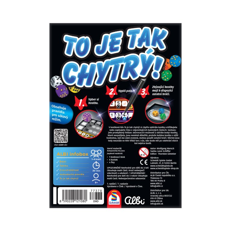                             To je tak chytrý! Kocková hra                        