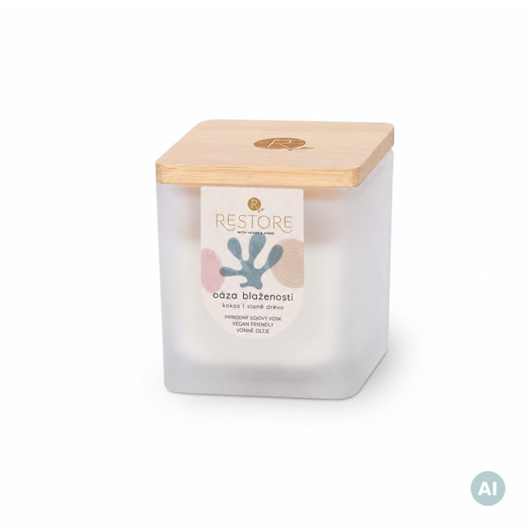 Veľké vonné sviečky Restore 210g                    