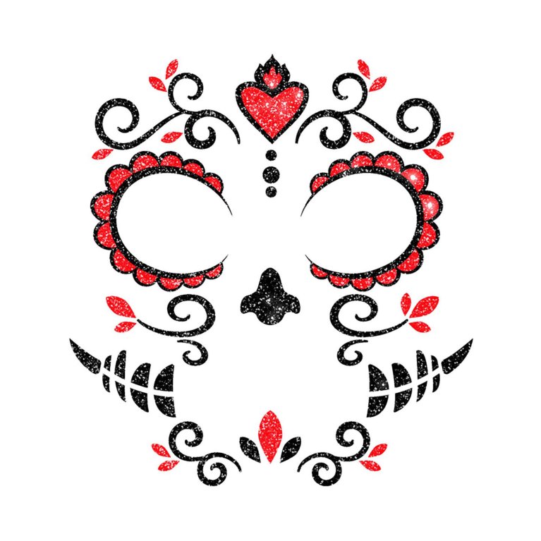                             Samolepky na tvár - Día de Muertos                        