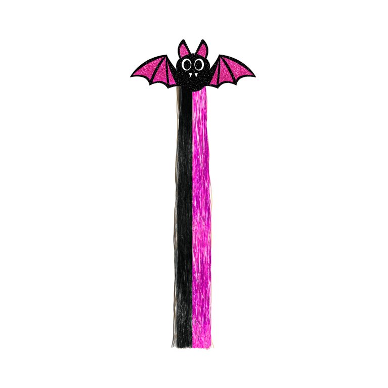                             Sponka do vlasov s farebným príčeskom – Netopier 40 cm                        