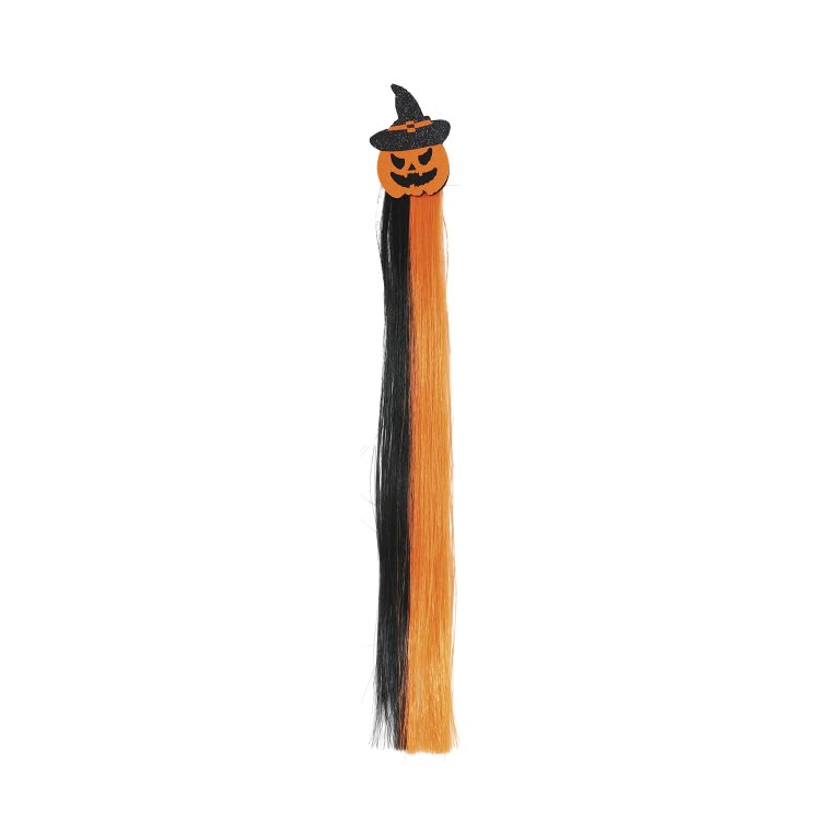                             Sponka do vlasov s farebným príčeskom – Tekvica 40 cm                        