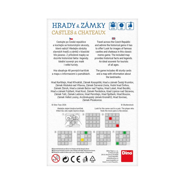                            Pexeso Hrady a zámky ČR                        
