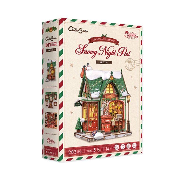                             Drevená stavebnica - Pošta Santa Clausa                        