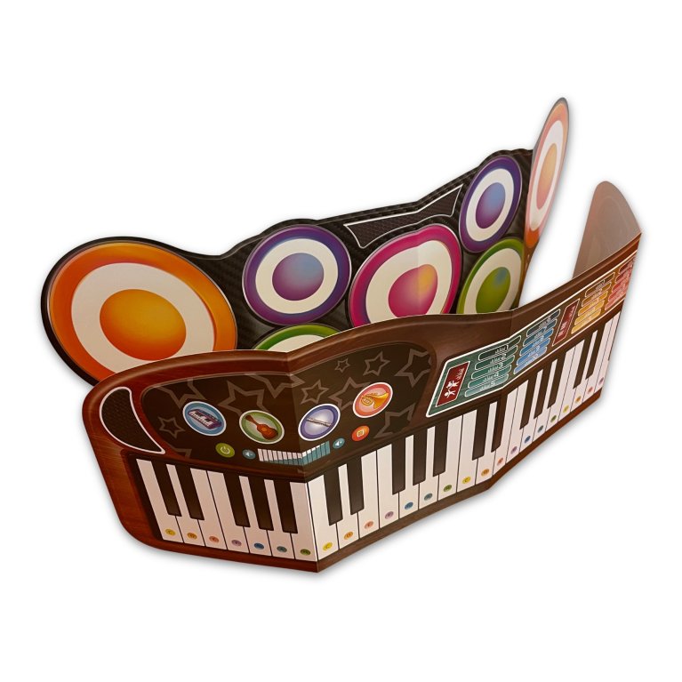                             Kúzelné hudobné nástroje - Piano a bubny                        