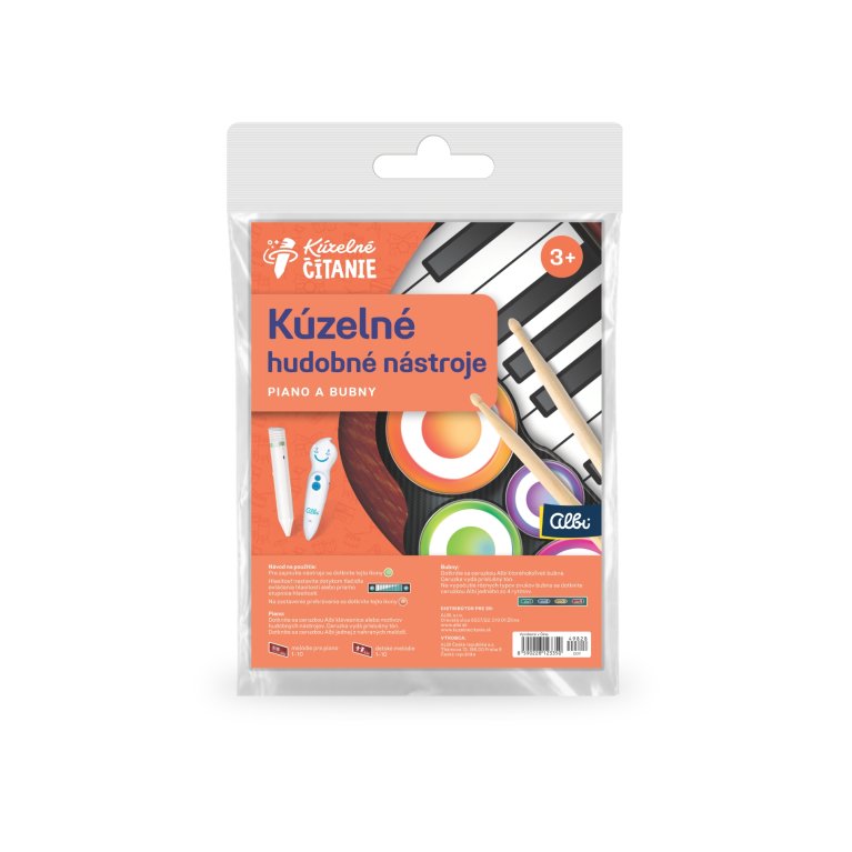                             Kúzelné hudobné nástroje - Piano a bubny                        
