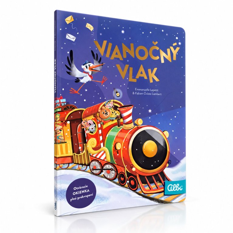 Detská kniha - Vianočný vlak                    