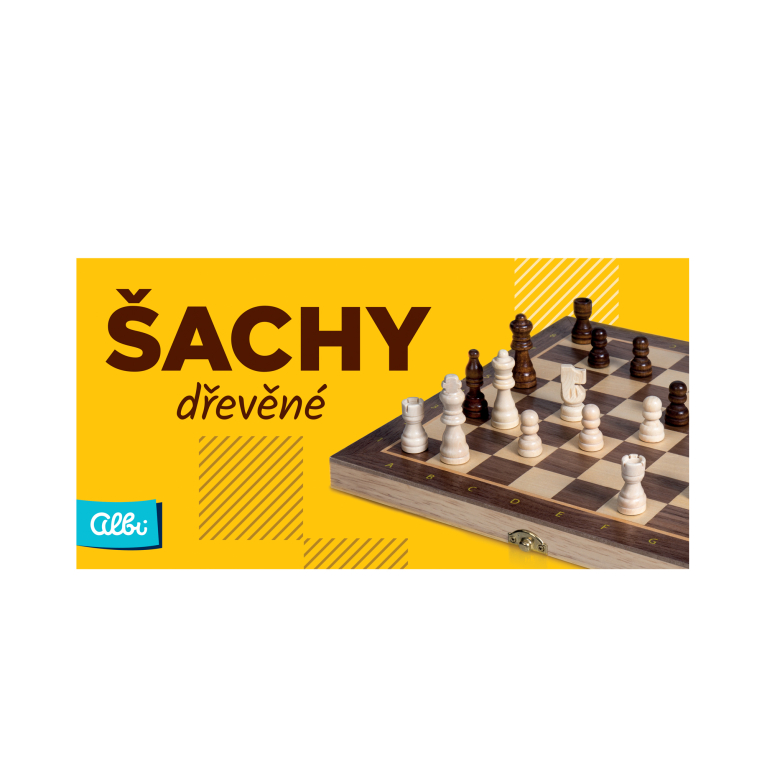                             Šachy – drevené                        