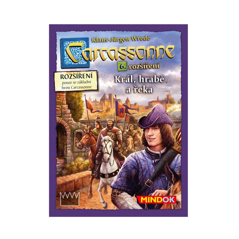                             Carcassonne – 6. rozšírenie – Kráľ, gróf a rieka                        